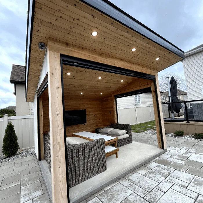 Custom covered patio