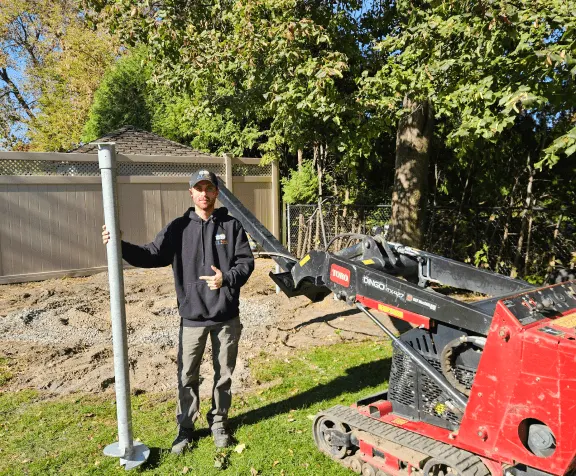 Helical pile installation