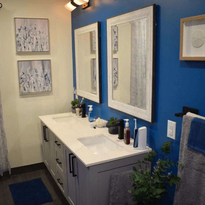 Luxury bathroom vanity